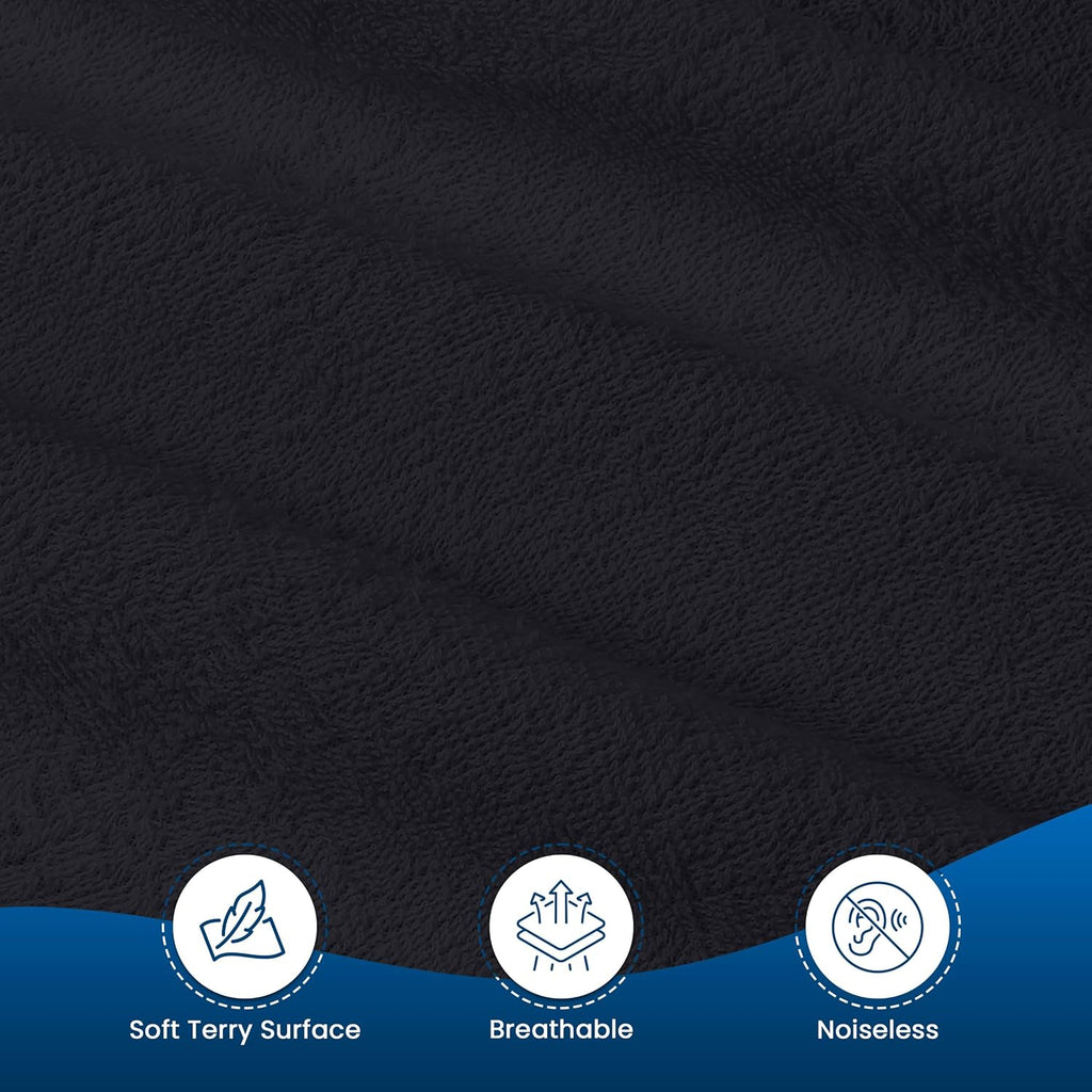 Utopia Bedding Waterproof Mattress Protector - Premium Terry Fitted Cover, Twin XL, Breathable (Black)