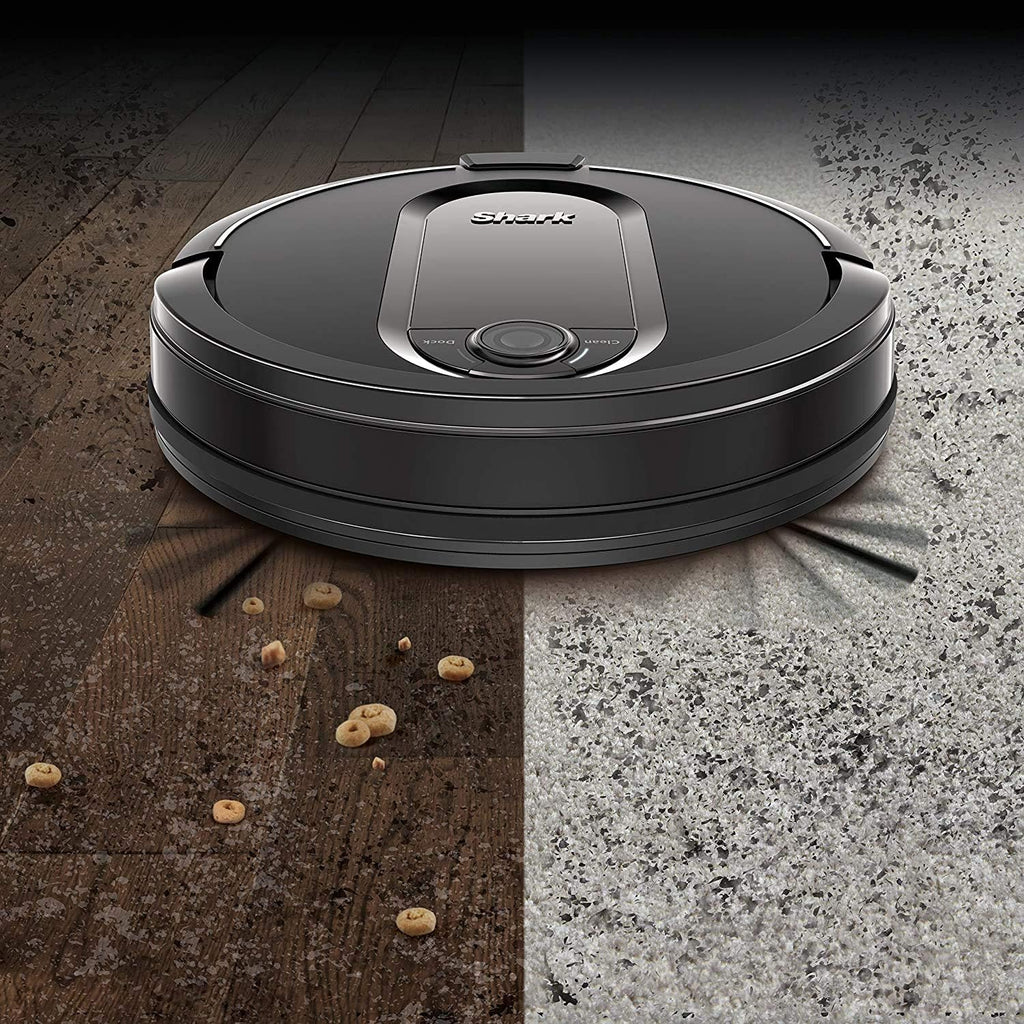 Shark RV1001AE IQ Robot Vacuum - Self-Empty XL with Smart Navigation & Wi-Fi | Works with Alexa, Black