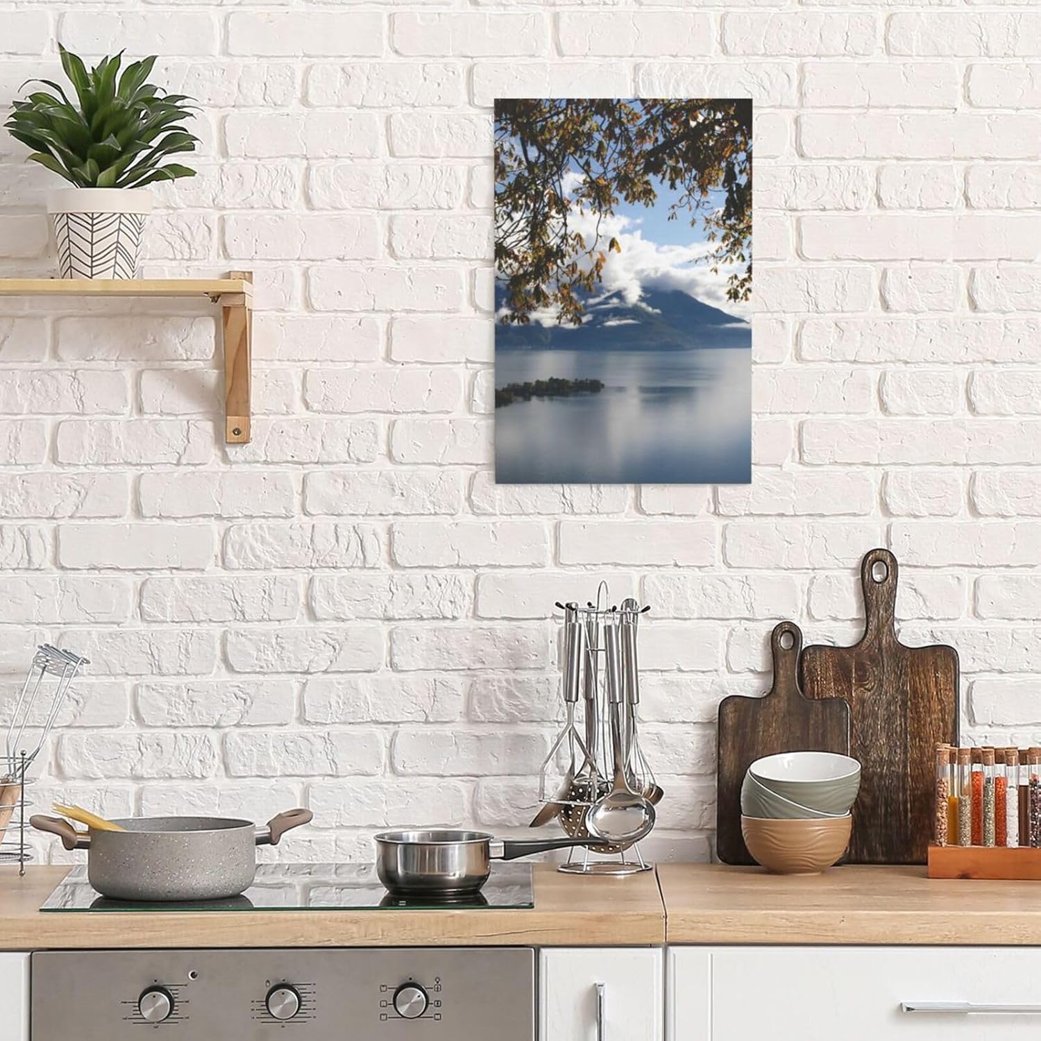 Skiennix Custom Canvas Prints - Personalized Photo Posters for Living Room, Bedroom, Office | 12x18 Inch
