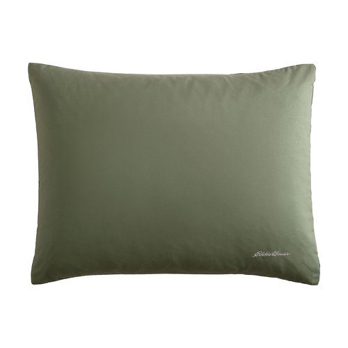 Eddie Bauer- Queen Duvet Cover Set, Reversible Bedding Set with Matching Sham(s), Casual Home Décor (Skyline Stripe Green, Queen)