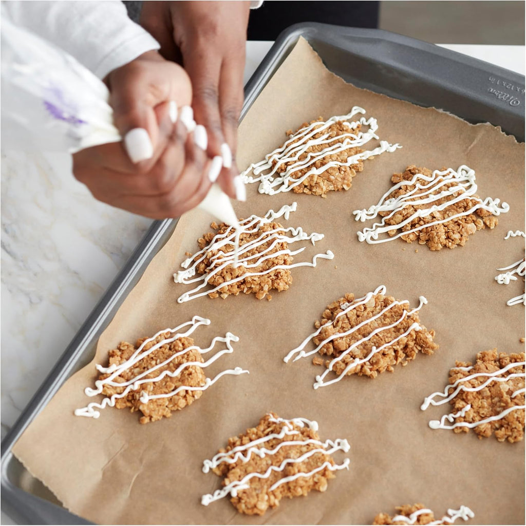 Wilton Gold Non-Stick Bakeware - Large Warp-Resistant Cookie Sheet, 17.25 x 11.5 in, PFAs-Free