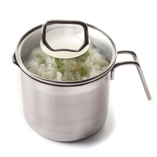 Norpro KRONA 12 Cup Multi Pot with Straining Lid, Stainless Steel