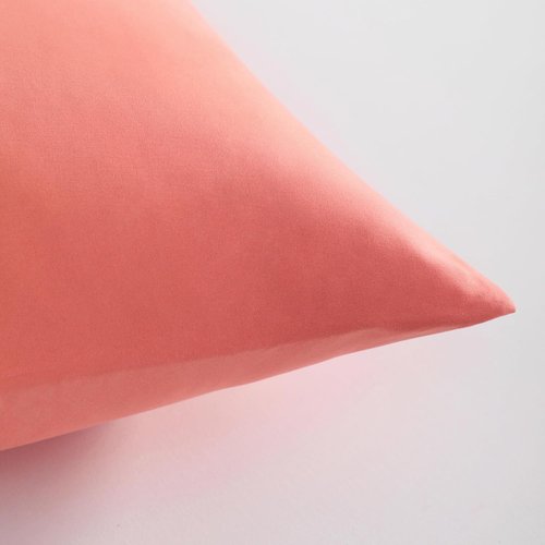 FLXXIE Pillow Cases - Soft Microfiber Standard Size Pillow Covers | Wrinkle & Stain Resistant, 2-Piece Set, 20x26, Coral