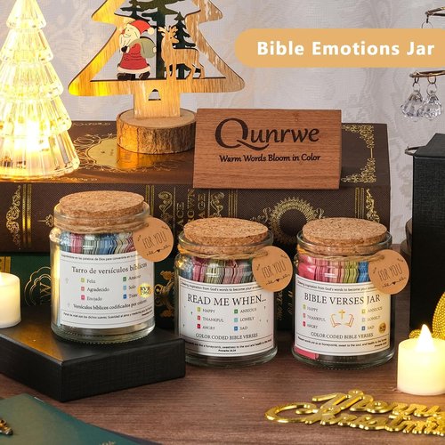 Bible Verse Jar - Inspirational Scripture Prayer Cards | Perfect Christian Gifts for All Occasions