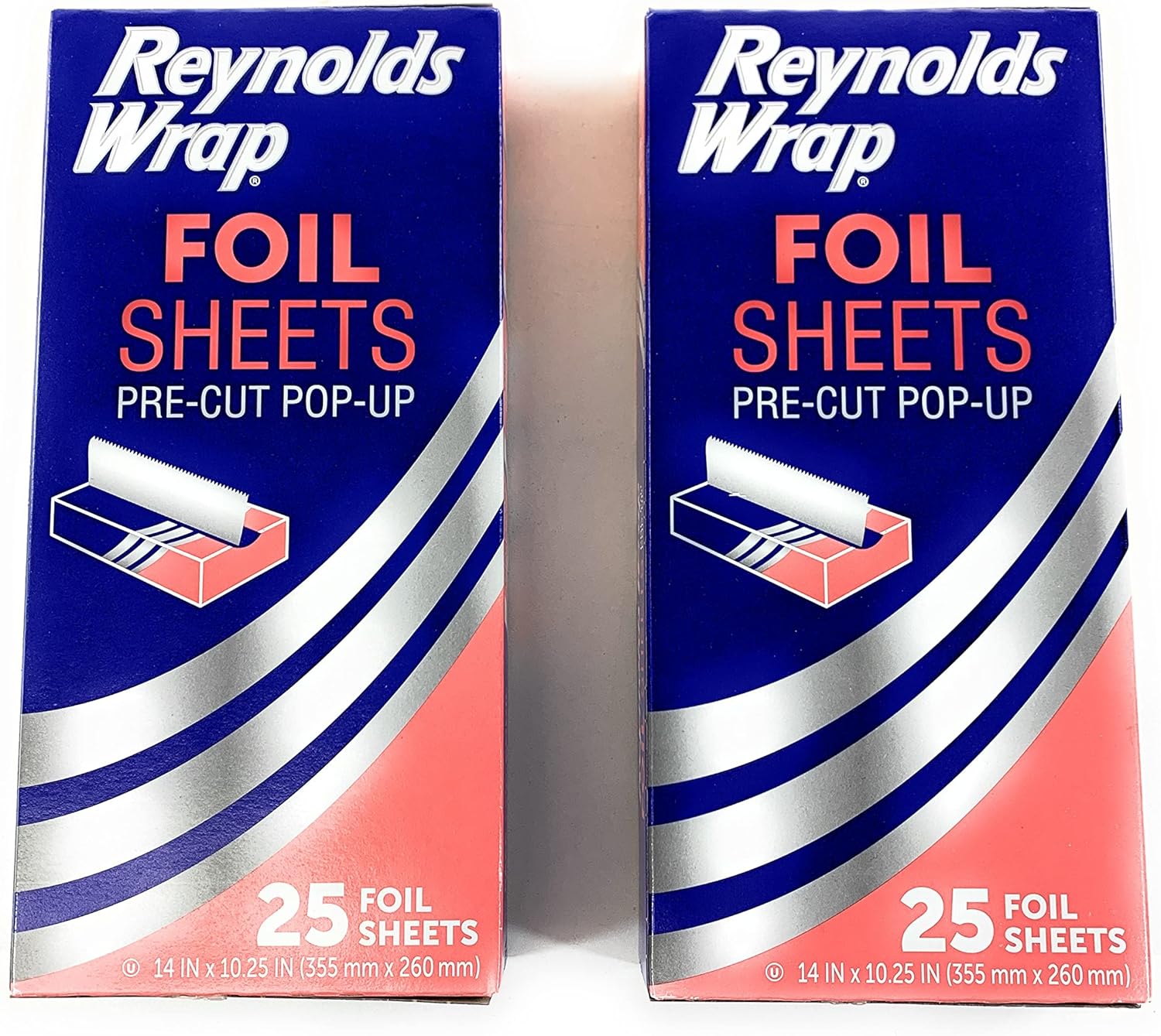 Reynolds Wrappers Pop-Up Foil Sheets - Convenient 2 Pack for Easy Cooking & Baking