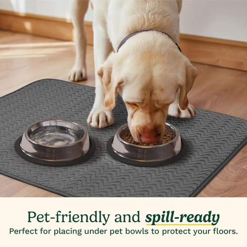 Cuisinart Dish Drying Mats - Ultra Absorbent XL 18" x 24" Geostripe | Foldable & Machine Washable