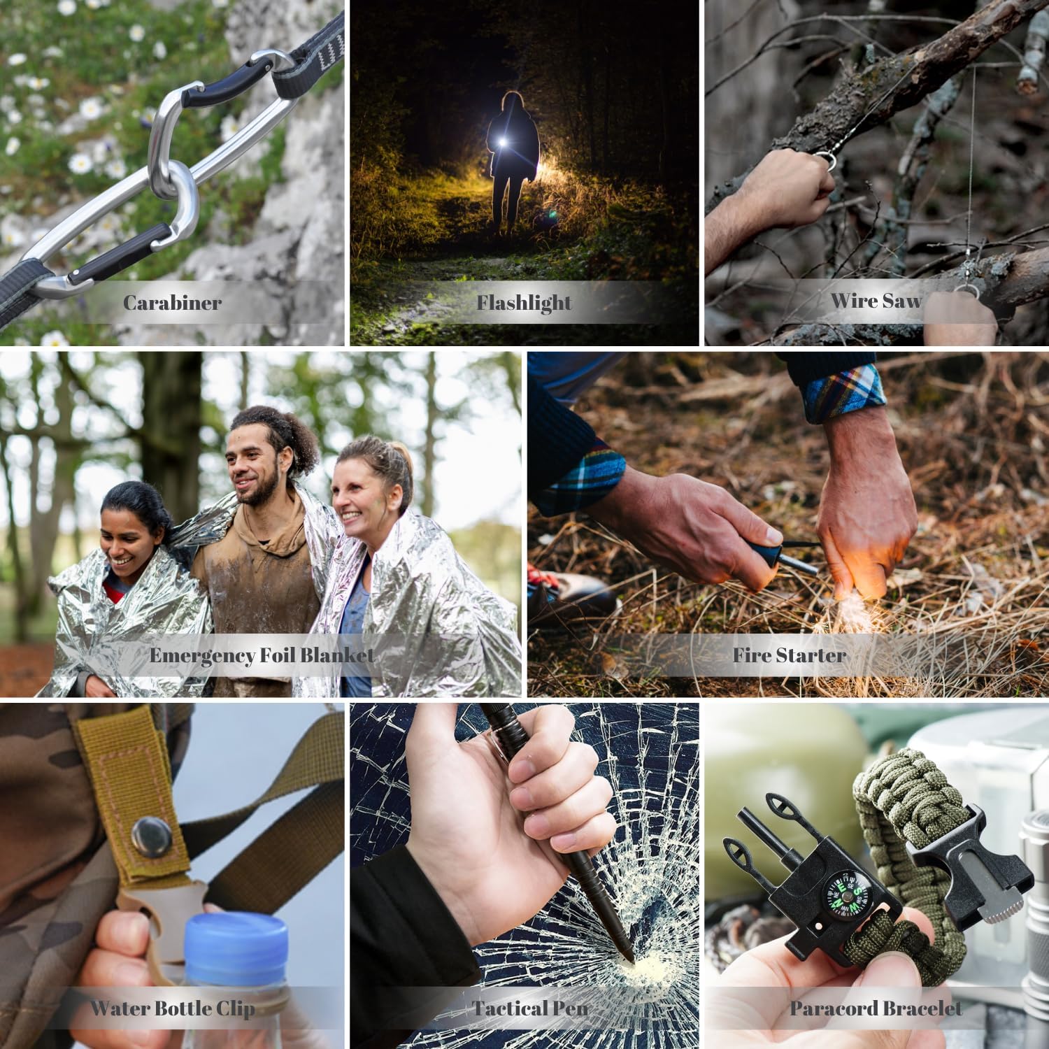 Survival Advent Calendar 2026 - 24-Day Countdown Survival Kits for Men & Teens | Perfect Christmas Gifts for Outdoor Adventures