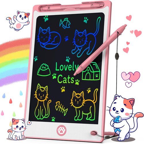 Hockvill LCD Writing Tablet - 8.8 Inch Drawing Pad for Kids | Perfect Gift for Ages 3-7, Travel Essential