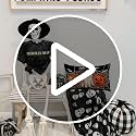 Halloween Pillow Covers 12x20 - Ghosts & Jack O Lantern Design