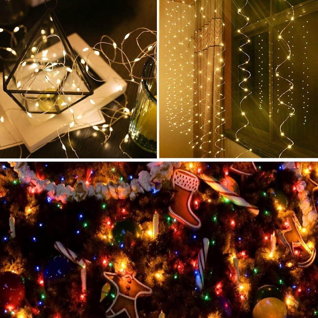 Skiennix 50 LED Fairy Lights - Waterproof Battery Operated String Lights | 16FT for Indoor & Outdoor Use