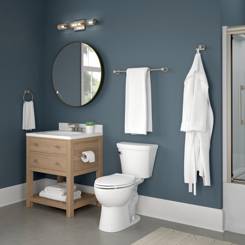 Peerless PA419-BN Xander Double Towel Hook, SpotShield Brushed Nickel