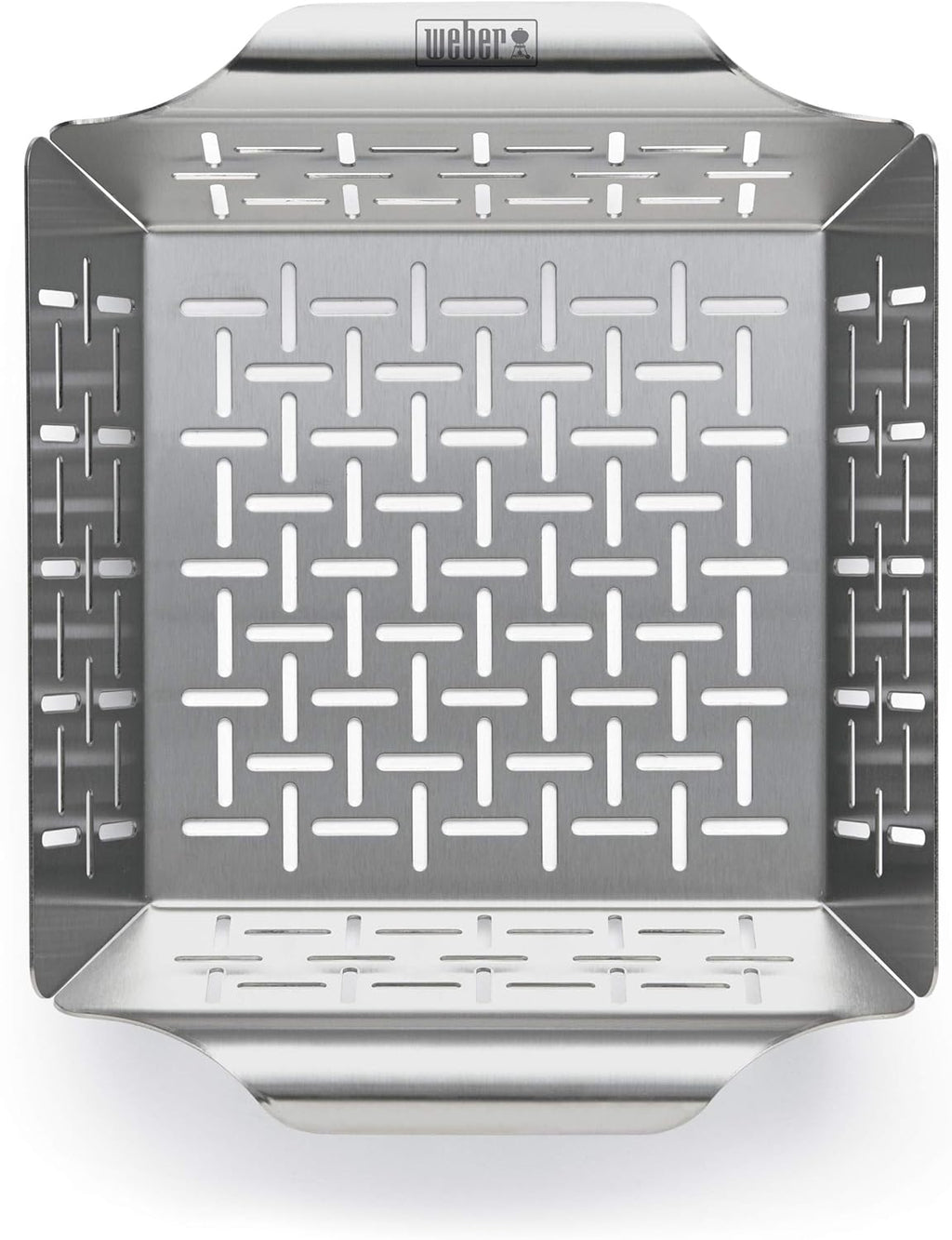 Weber Style Stainless Steel Vegetable Basket - Durable Grill Accessory for Side Dishes | Fits All Weber Grills, Silver