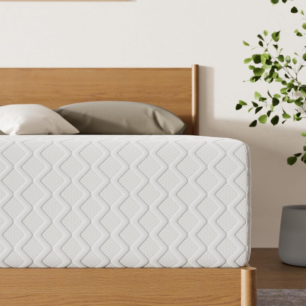 Signature Design by Ashley Chime Twin Mattress - 12" Thick Memory Foam for Pressure Relief | Fiberglass Free