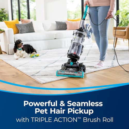 Bissell CleanView Swivel Pet Vacuum Cleaner - Full-Size with Quick Release Wand & Swivel Steering