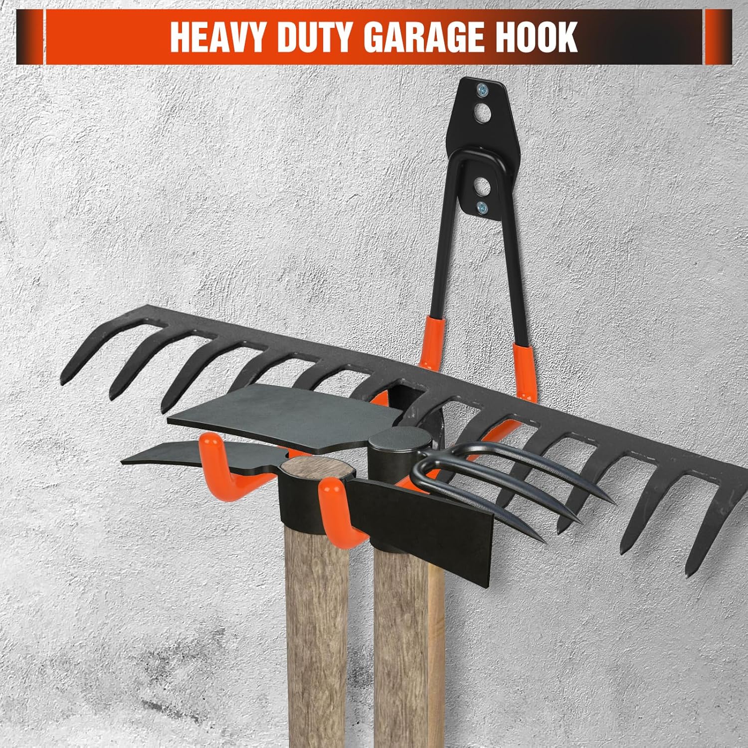 Skiennix Garden Tool Organizer Set - Efficient Storage Solution for Garage or Shed