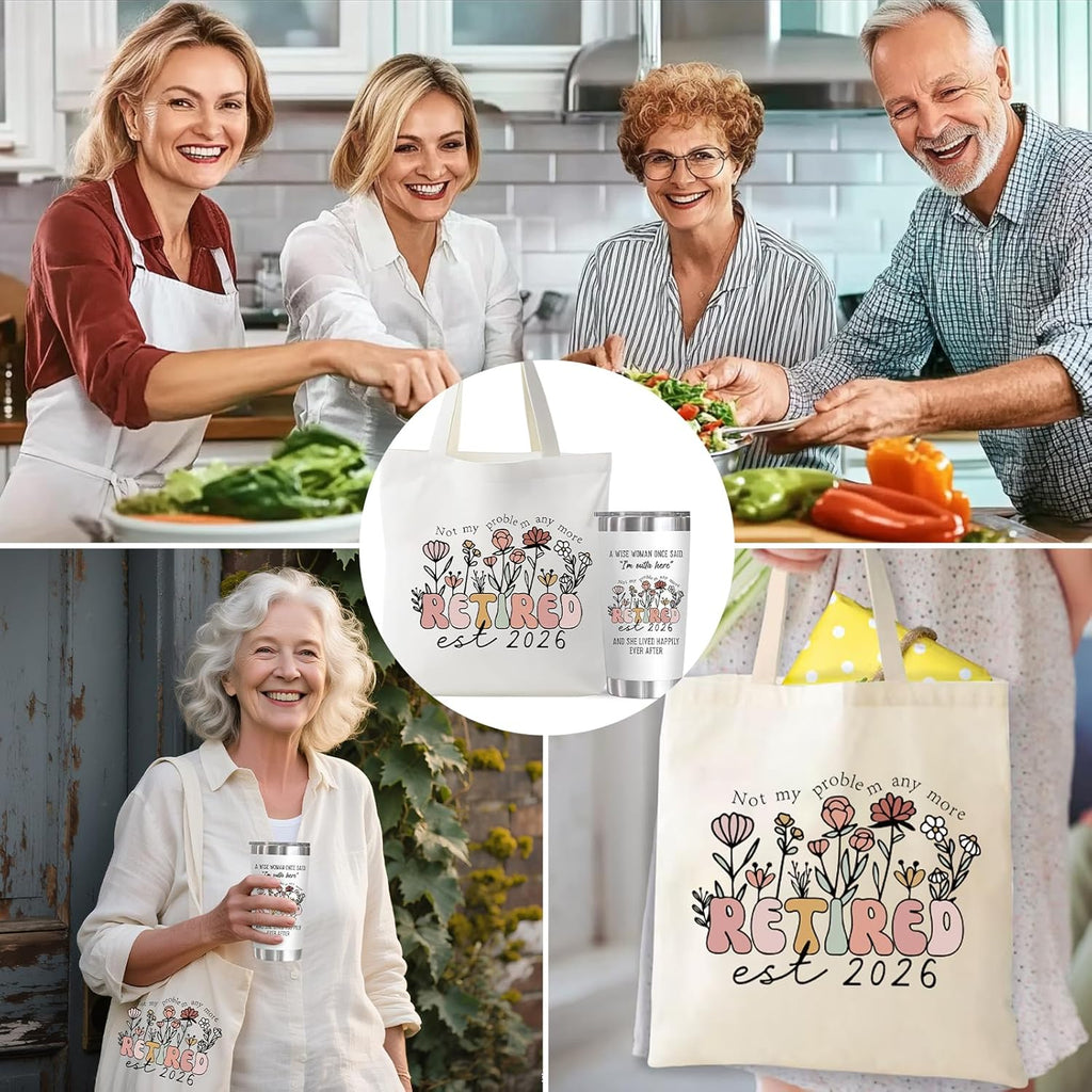 Physkoa Retirement Gifts for Women - Funny Gift for Boss, Coworker, Teacher, Nurse, Mom | 2026 Edition
