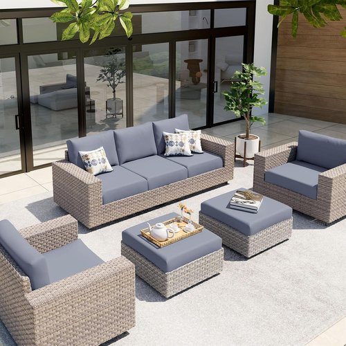 Hyha Waterproof Couch Cushion Covers - Stretch Sofa Slipcover for Dogs | Washable, Non-Slip, Grey (Small)