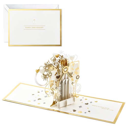 Hallmark Signature Paper Wonder Pop Up Anniversary Card (Pop the Champagne)