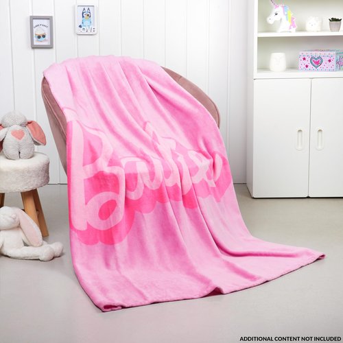 Barbie Fleece Throw Blanket, Cozy Soft Bed Throw Bedroom Decor Plush Throw Comforter 59 x 51 inches for Bedroom Travel Sleepovers, Cute Gifts