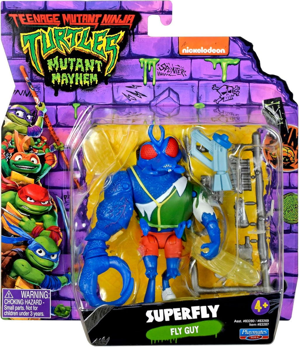 Playmates Toys | Teenage Mutant Ninja Turtles Super Fly Action Figure - 4" Collectible Toy