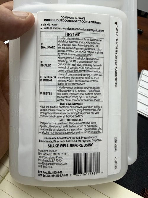 Compare-N-Save Concentrate Insect Control - Effective Indoor & Outdoor Solution | 16-Ounce