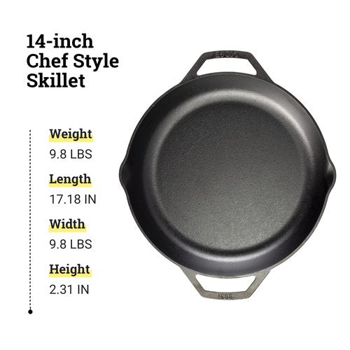 Lodge Chef Collection 14" Chef Style Skillet