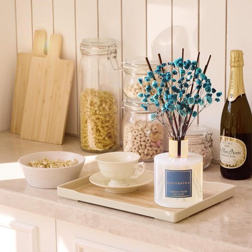 Cocorrína Reed Diffuser - Cashmere Vanilla Scent | 6.7 Fl Oz for Elegant Home Décor