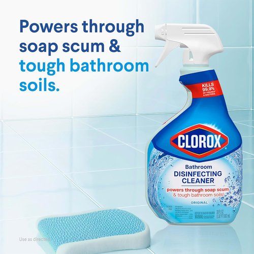Clorox Disinfecting All-Purpose Cleaner & Bathroom Cleaner - 32 Oz & 30 Oz | Pack of 3 Essentials