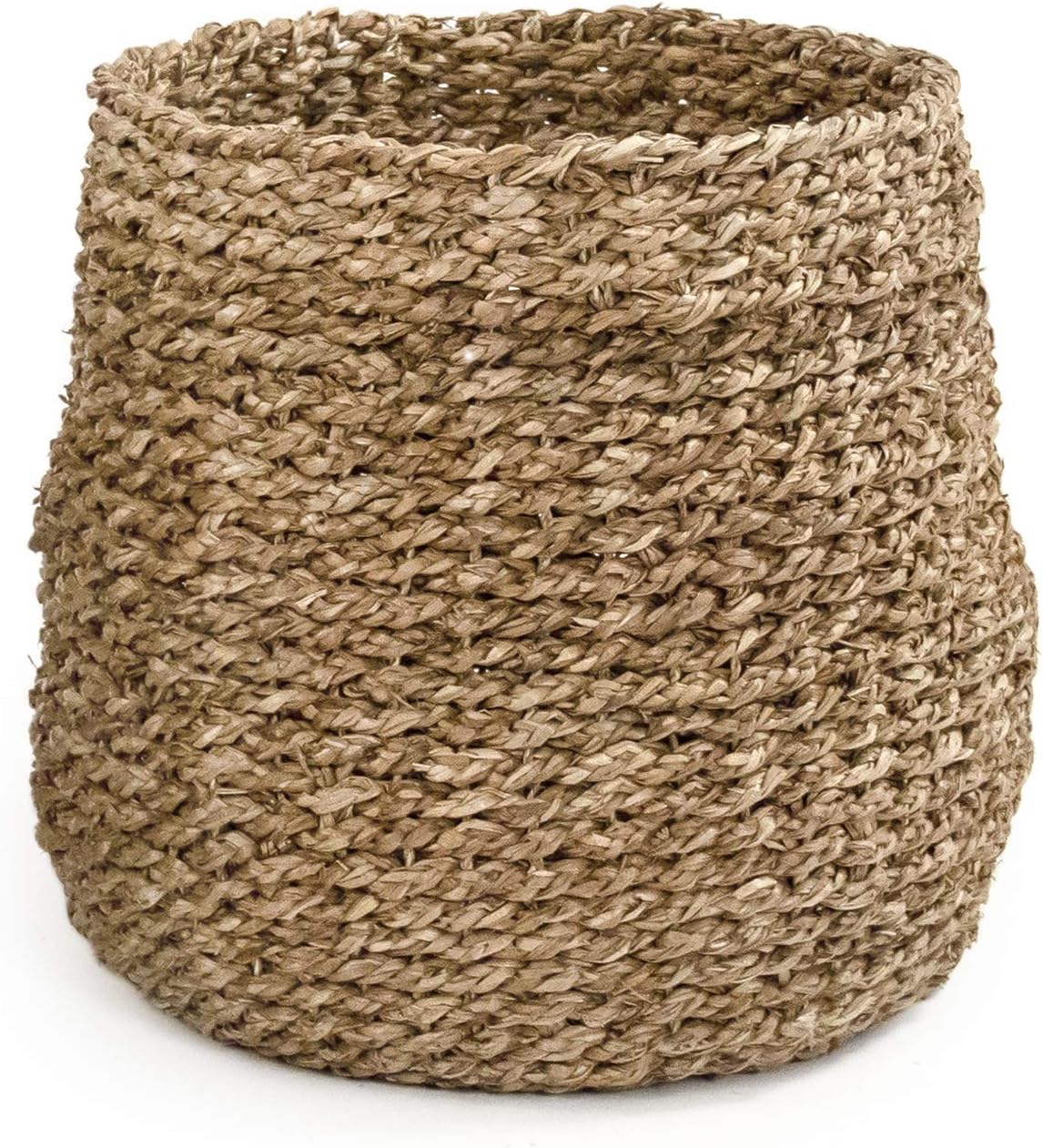 ZENTIQUE Woven Basket - Stylish Brown and Beige Storage Solution | One Size