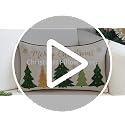Christmas Tree Pillow Cover 12x20 Inches Merry Christmas Snowflakes Home Decor