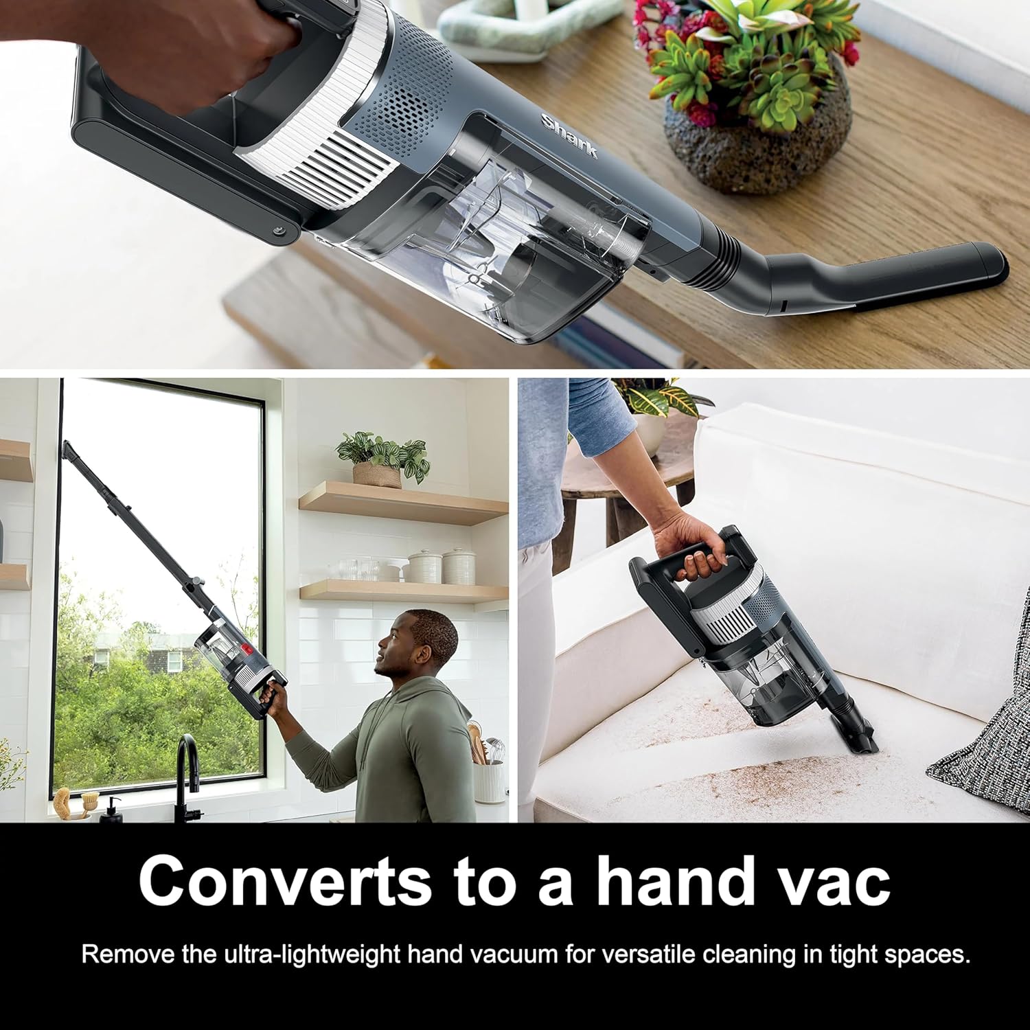 Shark Stratos Cordless Vacuum - Clean Sense IQ, DuoClean PowerFins, MultiFlex Wand, 40-Minute Runtime