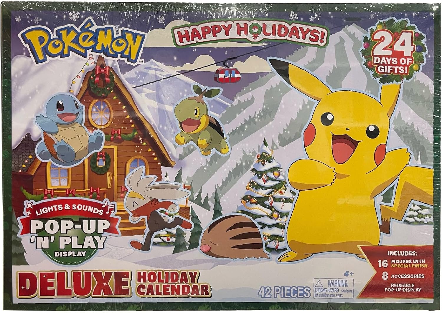 Pokémon Deluxe Holiday Advent Calendar - 24 Exciting Gifts for Festive Fun