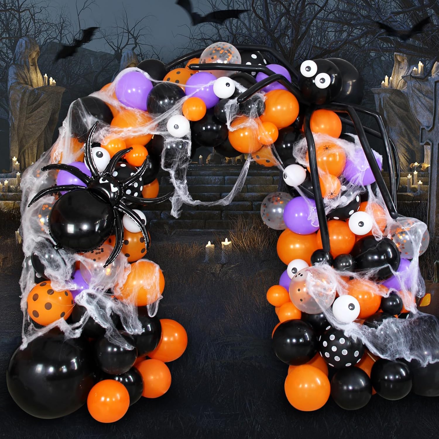 Orange Balloons - 100 Pack 12-Inch Thick Latex Helium Balloons for Halloween & Birthday Parties