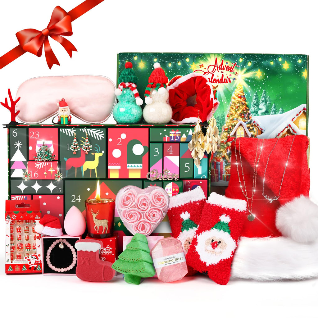 Christmas Gifts for Women Adults 2025, Christmas Gift Baskets, Beauty & Bath Spa Self Care Relaxing Gift Set, Surprise Xmas Holiday Gift Ideas for Mom Wife Teens Girlfriend Friends Sister