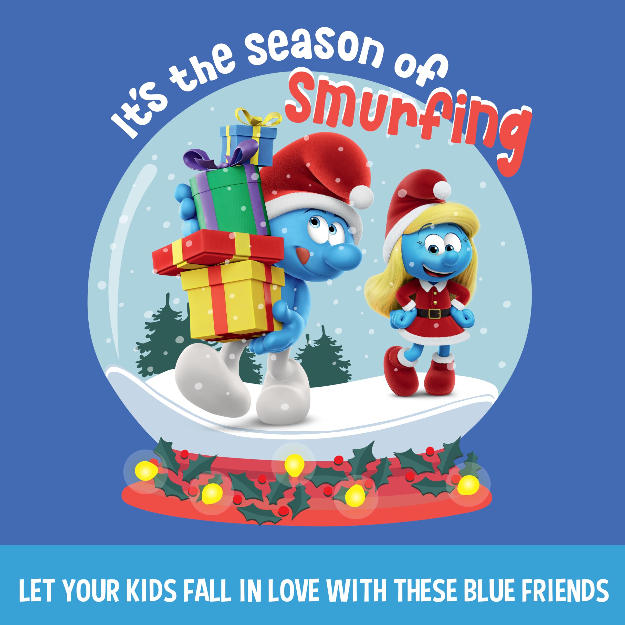 The original SMURFS countdown Calendar Collectible Cartoon Toys for Boys and Girls, 12 Figurines + 12 SMURFY gifts! Ages 3+. 24 Pieces