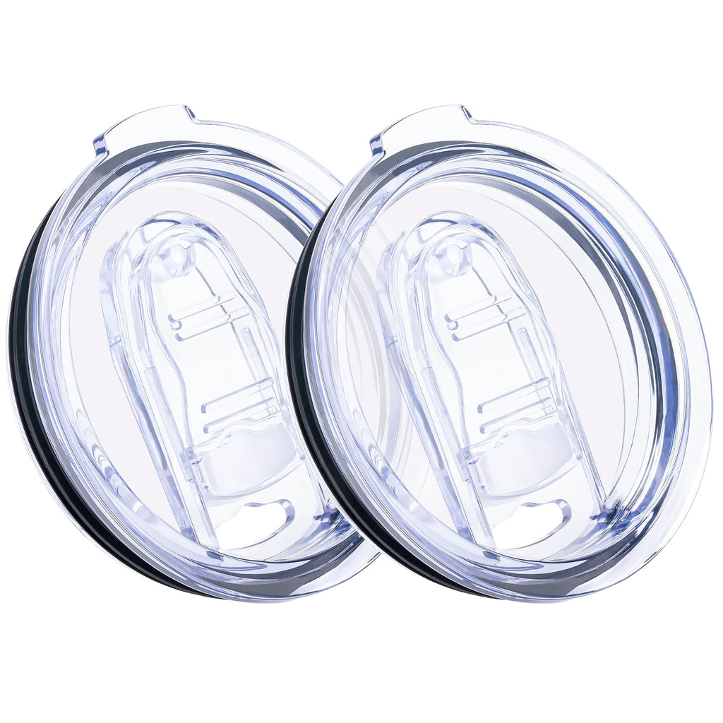 Bluwing 2 Pack 30oz Tumbler Lid, Replacement Tumbler Lid for 30oz YETI,BJPKPK, ALBOR, D·S, MUTNITT and More, Splash Resistant Lids,Covers for 30oz Tumbler,Cup