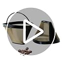 Reusable #4 Cone Coffee Filter - Stainless Steel, BPA-Free, Fits Ninja & Cuisinart