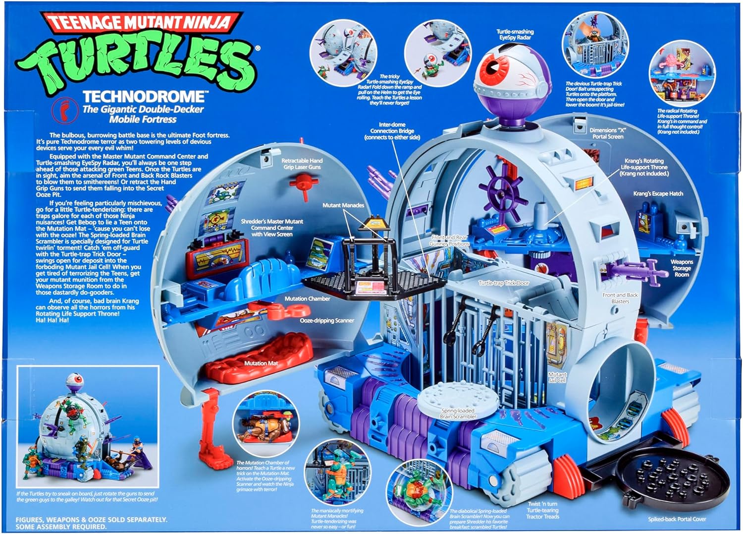 Teenage Mutant Ninja Turtles Classic Technodrome Playset - Ultimate Action Figure Adventure