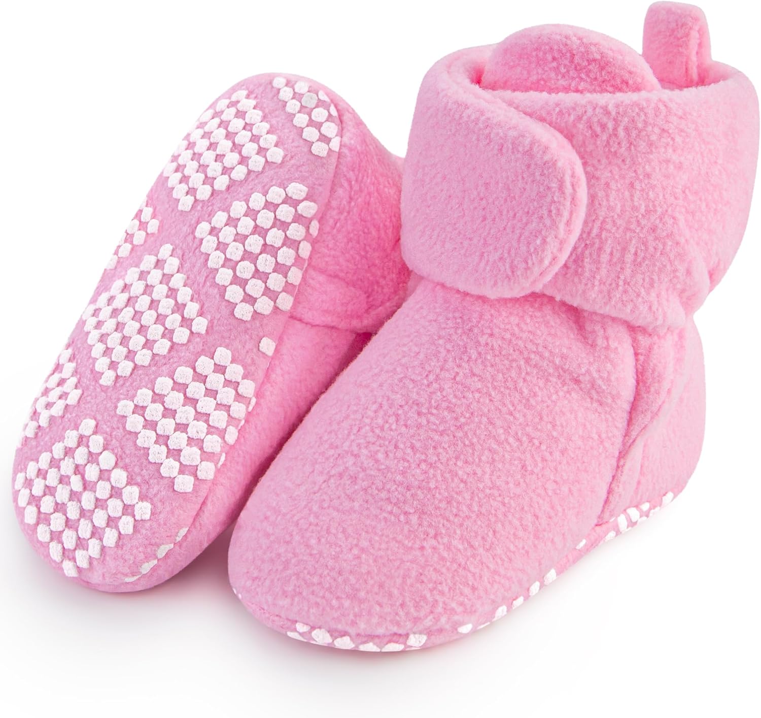 Pro Goleem Fleece Baby Booties - Warm, Cozy Slippers with Non-Slip Design | Unisex Newborn Gifts
