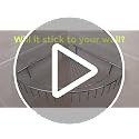 Shower Caddy Adhesive Replacement Stickers - Transparent, 6 Packs