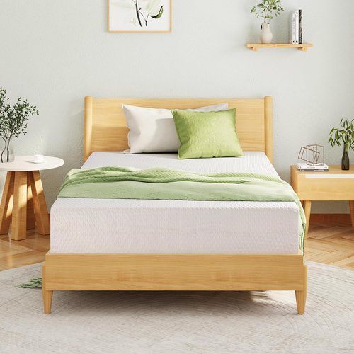 EGOHOME Full Size Memory Foam Mattress - 8 Inch Cooling Gel Bed with Pressure Relief | 75''L x 54''W
