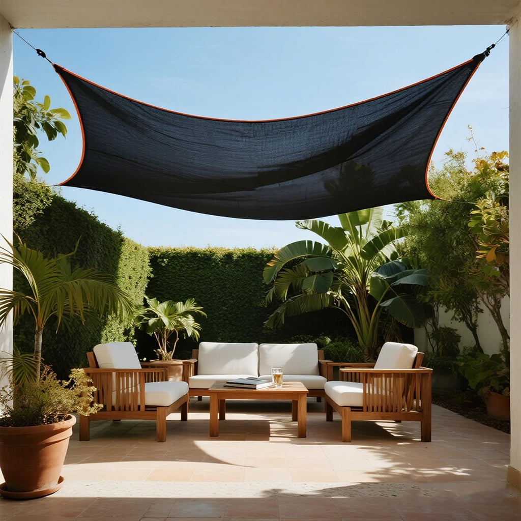 Winemana 50% Shade Cloth - 10x20 FT Breathable Mesh Tarp for Garden, Vegetables & Outdoor Use