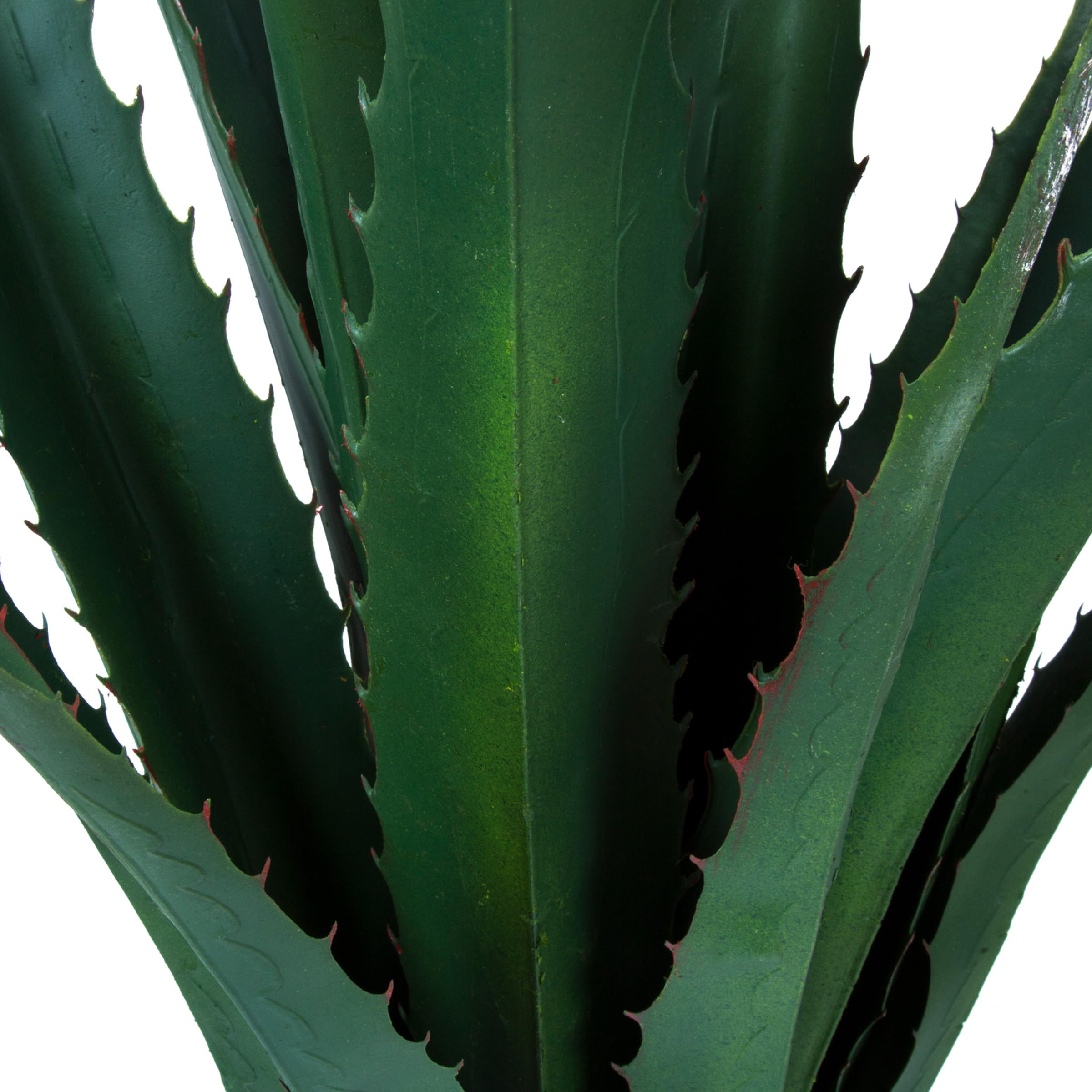 Pure Garden Giant Agave Fake Plant - 52-Inch Faux Succulent with Pot - Modern Artificial Trees for Home Decor Indoor and Outdoor Blend Southwestern Style