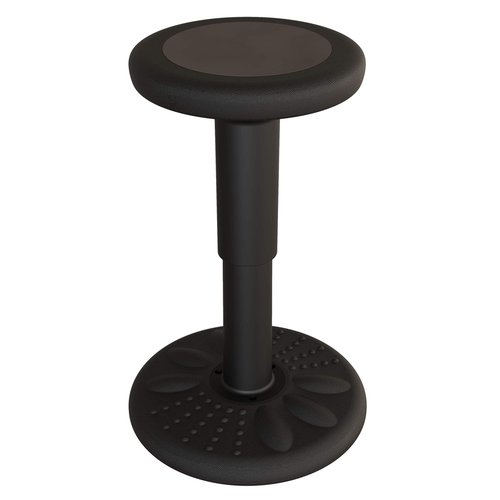 Studico ActiveChairs - Adjustable Wobble Stool - Flexible Seating for Kids, Improves Focus, Black