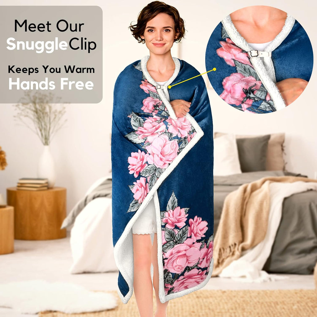 Regine Switzerland Soft Sherpa Blanket - Perfect Mother's Day Gift for Mom, Grandma, or Wife