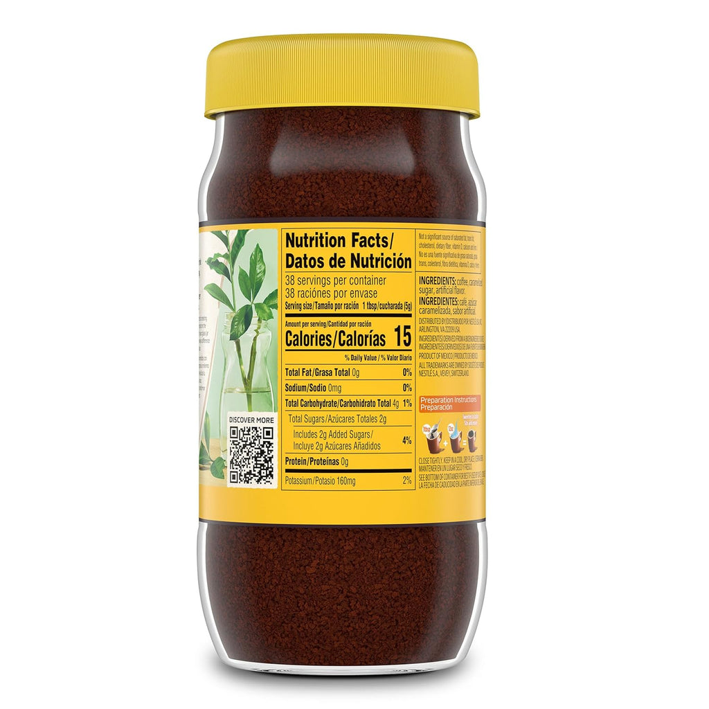 NESCAFÉ Café de Olla Instant Coffee - Cinnamon Flavor, 6.7 Oz Jar for Authentic Taste