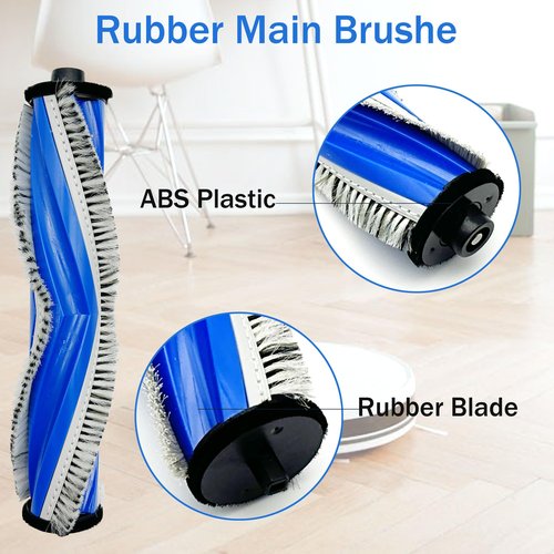 Accessories Kit for ECOVACS DEEBOT T30S / T30S Care / T30S AI Care/Yeedi M12 PRO+ Robot Vacuum Robot Vacuum and Mop, Main Brush, Side Brushes, HEPA Filters, Mop Pads, Dust Bags Replacement Parts