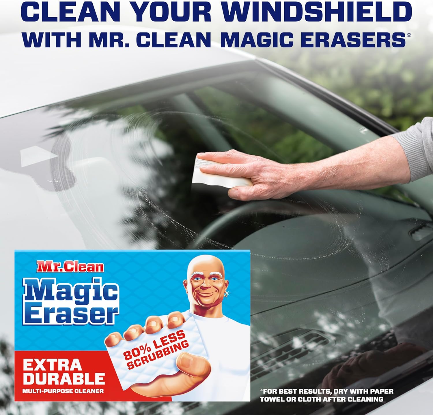 Mr. Clean Magic Eraser - Extra Durable Multi-Purpose Cleaner | 10 Count Pack of 4