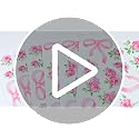 90 Pink Bow & Rose Wall Decals - Floral Peel & Stick Stickers