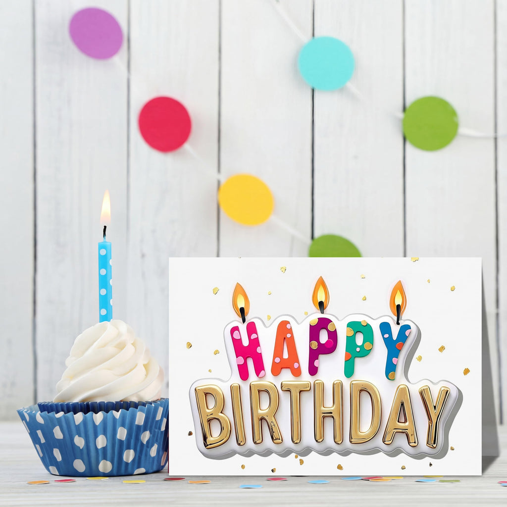 150 Happy Birthday Cards Bulk, Gold Foil Printing with Envelopes and Stickers - 6 Designs Greeting Notes with Messages Inside for Office, Employees,Business, Personal 4x6 Inch